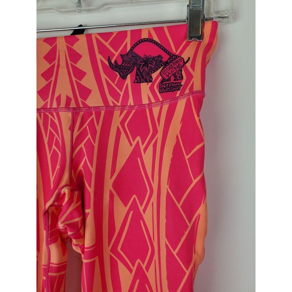 New NWOT‎ Zoot Baby Rhino Womens Running Workout Leggings Small Pink Tribal - Picture 6 of 6